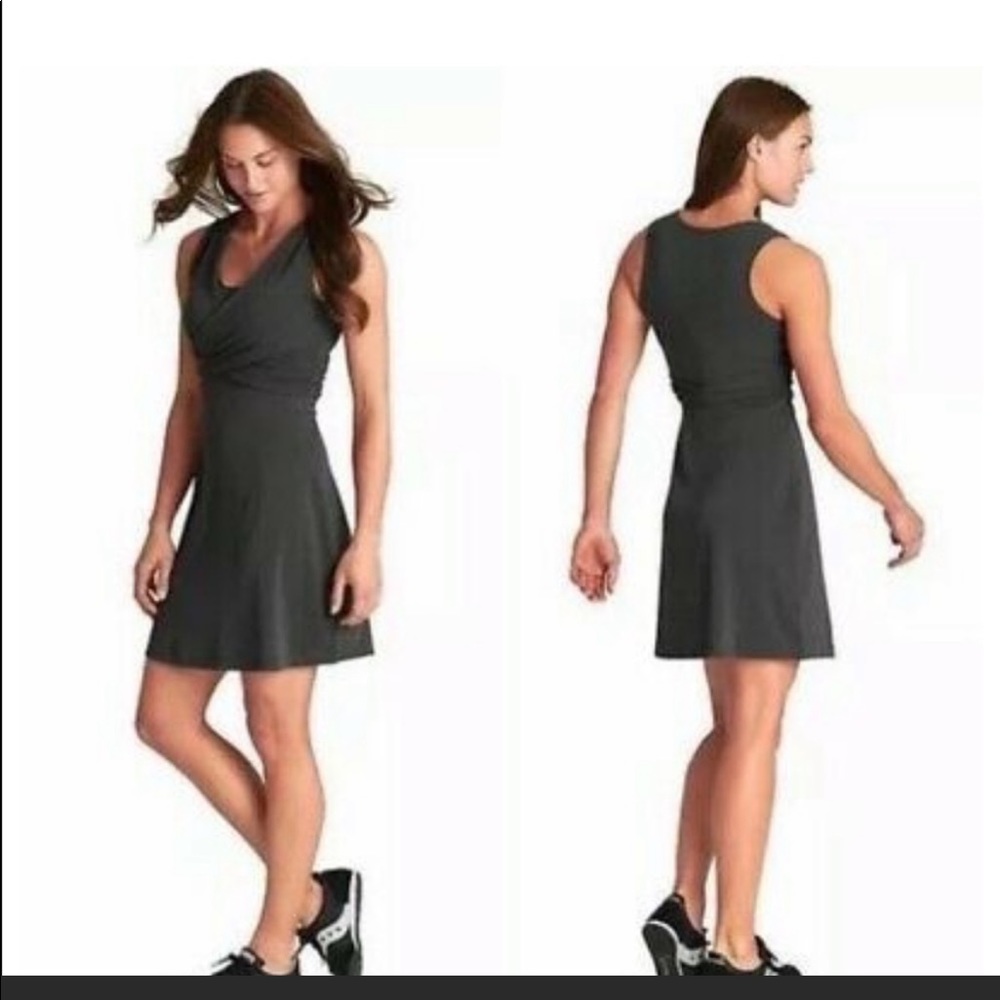 Beautiful Gray Wrap Dress from Athleta